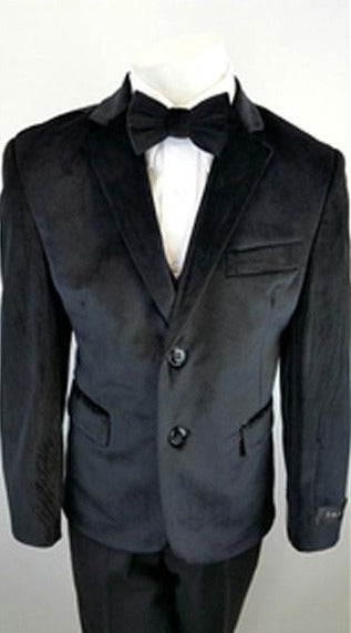 2 button velvet suit